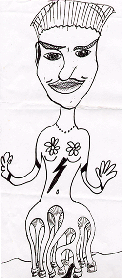 Exquisite Corpse Drawing