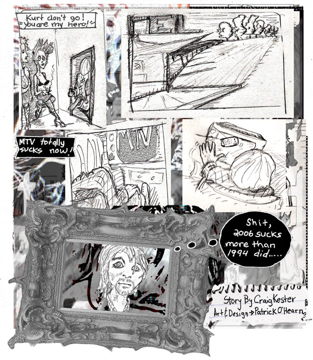 Cobain Rising comic by Craig Kester and Patrick O'Hearn